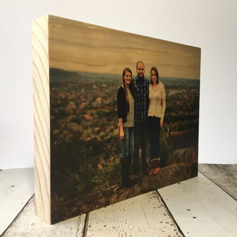 8x10" Custom Wood Photo Block