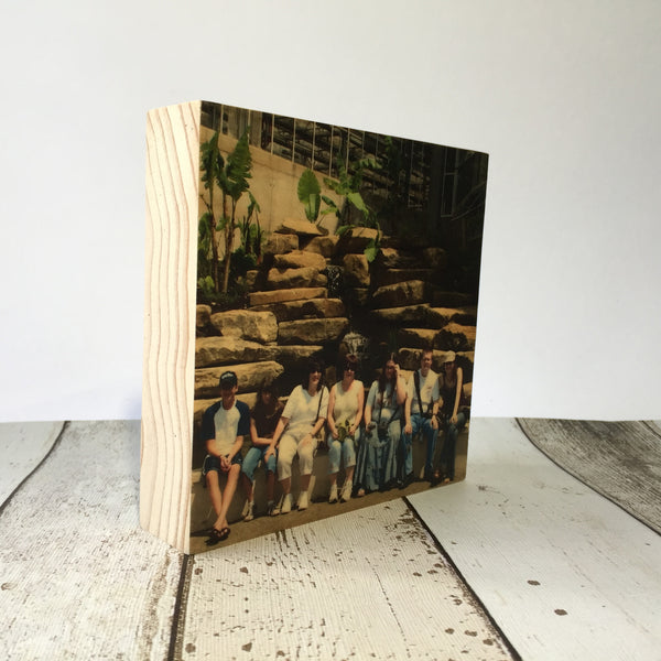 5x5" Custom Wood Photo Block