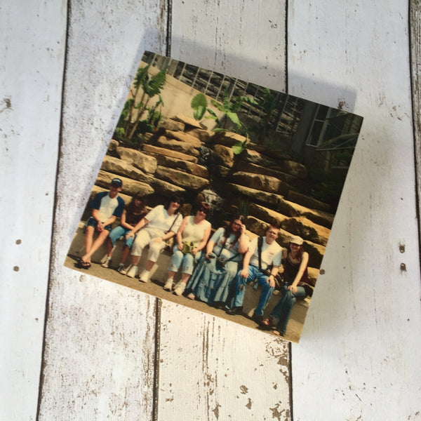 5x5" Custom Wood Photo Block