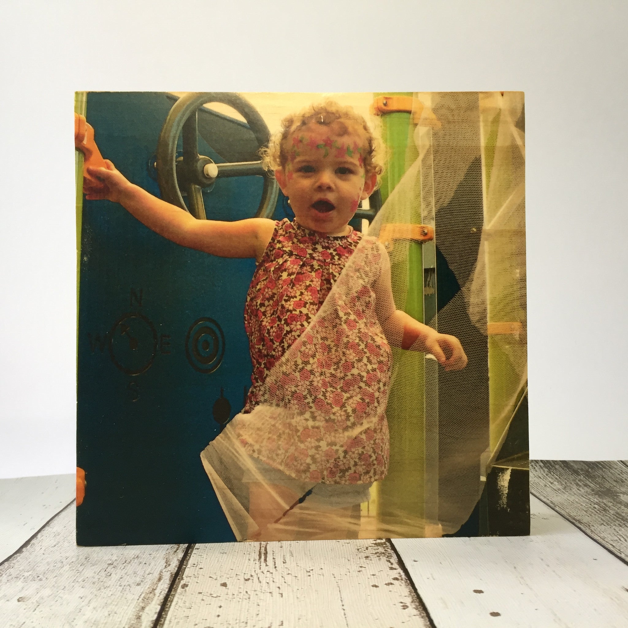 8x8" Custom Wood Photo Block