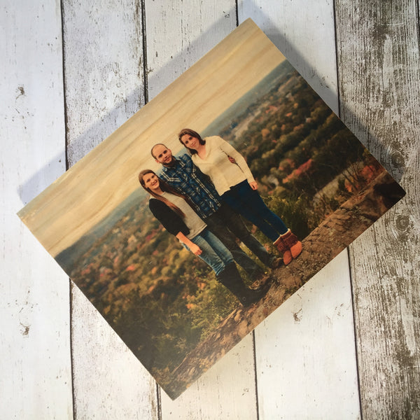 8x10" Custom Wood Photo Block