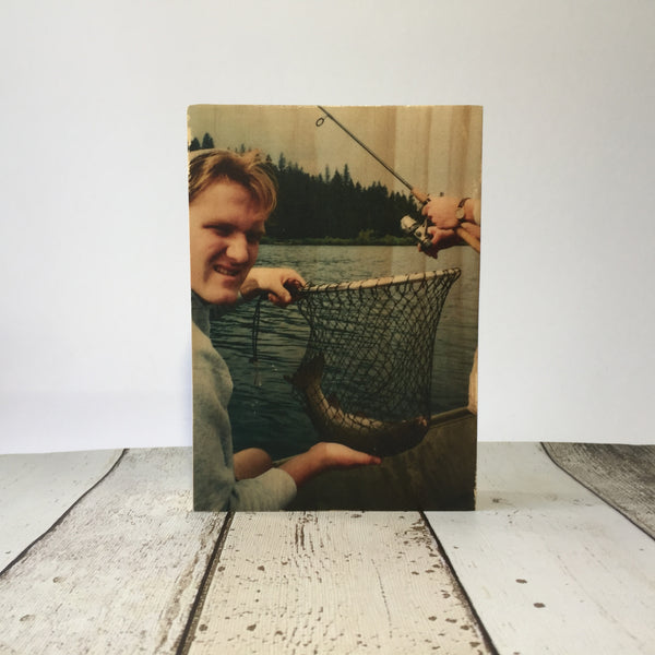 7x5" Custom Wood Photo Block